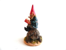 UpperDutch:Gnomes,Gnome figurine, Vintage gnome figurine on a Turtle.