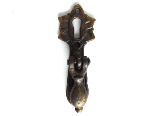 UpperDutch:Hooks and Hardware,1 (ONE) Drop pull ,Hanging Drawer Pull, Cabinet knob, Small Handle.