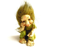 UpperDutch:Land of Magiful,Troll, Vintage small Troll. (Goblin, Gremlin, Hob, Imp, Gnome, Hobgoblin, Elf, Pixy)