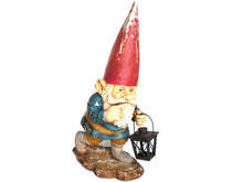 UpperDutch:Gnomes,33 INCH Garden gnome with Lantern. Rien Poortvliet, David the Gnome, Outdoor fantasy decor, el Gnomo. Klaus Wickl Garden Gift