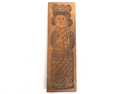 UpperDutch:Cookie Mold,Wooden cookie mold. Wooden Dutch Folk Art Cookie Mold. springerle.