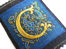 UpperDutch:Sewing Supplies,Monogram C Applique  1930s Vintage Embroidered 'Letter C' applique. Alphabet Patch / Monogram application, antique letter.