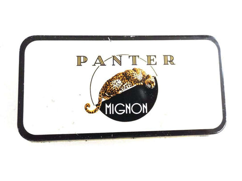 UpperDutch:Tin,Tobacco tin Dutch cigar tin Panter Mignon Collectible advertising tobacco, cigar tin. Tobacciana, storage.