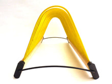 UpperDutch:Record Holder,Yellow Singles Rack, Singles Holder, Retro decor, Vinyl Record, Storage, Vinyl Rack, vinyl record storage.