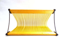 UpperDutch:Record Holder,Yellow Singles Rack, Singles Holder, Retro decor, Vinyl Record, Storage, Vinyl Rack, vinyl record storage.