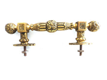 UpperDutch:Hooks and Hardware,Set of 2 Antique Brass Cabinet Pulls, Piano handles, Antique Door Knobs, Copper Door Handles, Hardware, Drawer Handles.