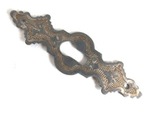 UpperDutch:Hooks and Hardware,Keyhole plate, shabby key hole frame, Antique metal Escutcheon.