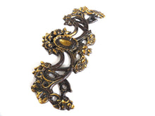 UpperDutch:Hooks and Hardware,1 (ONE) Floral ornament, Lion head,  furniture decoration, antique hardware, flower escutcheon, restoration hardware, applique.