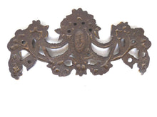 UpperDutch:Hooks and Hardware,1 (ONE) Floral ornament, Lion head,  furniture decoration, antique hardware, flower escutcheon, restoration hardware, applique.