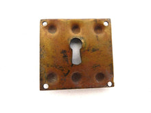 UpperDutch:Hooks and Hardware,1 (ONE) Keyhole Cover, Keyhole plate, metal keyhole frame, Metal Escutcheon.