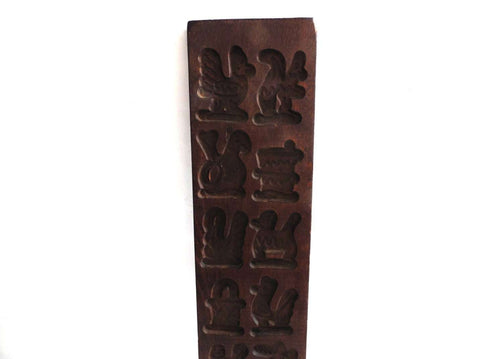 UpperDutch:Cookie Mold,Springerle, Wooden cookie mold. 27 INCH Wooden Dutch Folk Art Cookie Mold. speculaas plank.