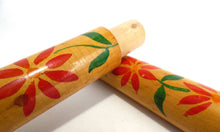 UpperDutch:Sewing Supplies,Needle Case. Vintage Floral wooden needle case. Folk art souvenir. Sewing storage.