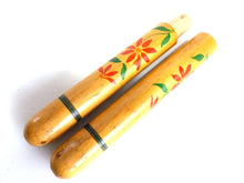 UpperDutch:Sewing Supplies,Needle Case. Vintage Floral wooden needle case. Folk art souvenir. Sewing storage.