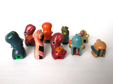 UpperDutch:Home and Decor,Sharpeners, Set of 9 Antique Collectibles Clay Sharpeners, Pencil sharpener, Different Animals.