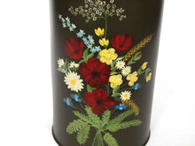 UpperDutch:Home and Decor,Enamel Milk Can, Floral Hand Painted Enamel Milk Can. Dutch Folk art, Enamel Ware, Milk Churn, Milk Jug, Can, Vase.