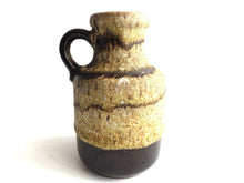UpperDutch:Pottery,West German Vase, Fat Lava, Small West German Vase. West German Pottery, Collectible pottery.