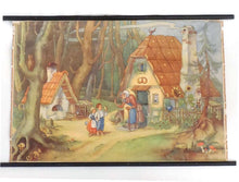 UpperDutch:School Chart,Pull down chart, Hansel and Gretel, School chart . Grimm's fairytailes fairy tales. Hansel und Gretel wall chart. Child room
