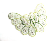 UpperDutch:Sewing Supplies,Butterfly Patch, 1930s vintage embroidered applique. Vintage patch, sewing supply. Applique, Crazy quilt.