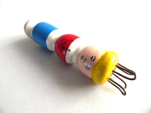 UpperDutch:Sewing Supplies,Knitting Nancy Vintage Wooden Knitting Doll  French Knitting Bobbin Doll Sewing supply.