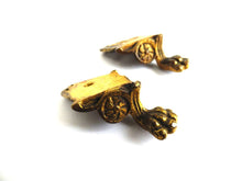 UpperDutch:Hooks and Hardware,Set 2 pcs Brass Lion Paws, Antique Solid Brass Claws, Feet.