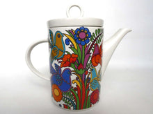 UpperDutch:Pottery,Villeroy and Boch, Acapulco Coffee Pot. Luxemburg, Acapulco pattern design Christine Reuter in 1967.