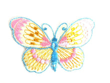 UpperDutch:Sewing Supplies,Butterfly applique, 1930s vintage embroidered applique. Vintage patch, sewing supply. Applique, Crazy quilt.
