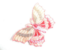 UpperDutch:Sewing Supplies,Butterfly applique, 1930s vintage embroidered applique. Vintage patch, sewing supply. Blue Applique, Crazy quilt