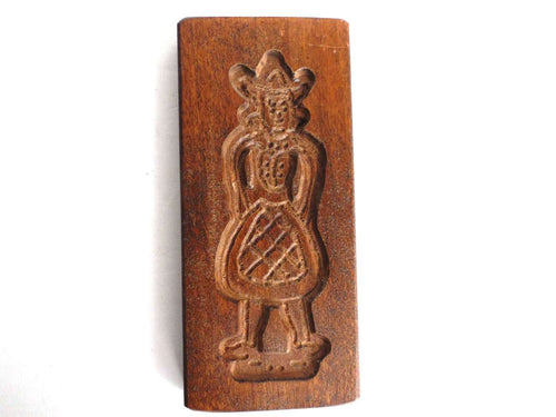 UpperDutch:Cookie Mold,Wooden cookie mold. Wooden Dutch Folk Art Cookie Mold. speculaas plank, springerle.