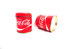 UpperDutch:,Set of 2 Small Coca Cola Storage Tin, Coca Cola Tin. Metal box, Coca Cola Collectible, Coca Cola, enjoy coca cola.