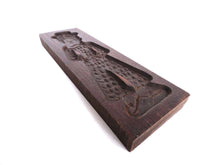 UpperDutch:Cookie Mold,Wooden cookie mold. Wooden Dutch Folk Art Cookie Mold. speculaas plank.