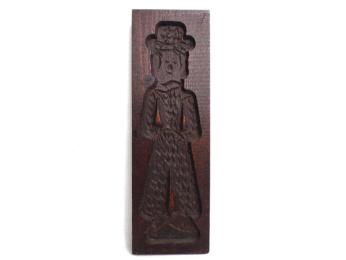 UpperDutch:Cookie Mold,Wooden cookie mold. Wooden Dutch Folk Art Cookie Mold. speculaas plank.