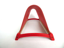 UpperDutch:Record Holder,Singles Rack, Pink / Red Singles Holder, stand for 7", 10" and 12" records, Retro decor, Vinyl Rack, vinyl record storage.