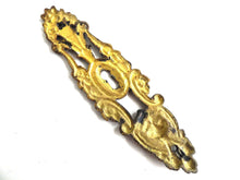 UpperDutch:Hooks and Hardware,1 (ONE) Antique Solid Brass Keyhole cover, escutcheon, keyhole frame, Antique Keyhole cover with Lion Head, victorian style.