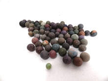 UpperDutch:Marbles,Marbles, Set of 75 Antique Clay Marbles, Antique marbles.