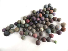 UpperDutch:Marbles,Marbles, Set of 75 Antique Clay Marbles, Antique marbles.