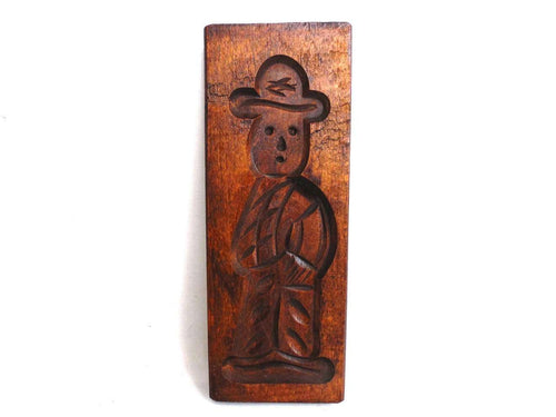 UpperDutch:Cookie Mold,Wooden cookie mold. Wooden Dutch Folk Art Cookie Mold. speculaas plank, speculoos.