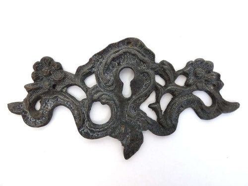 UpperDutch:Hooks and Hardware,Metal Shabby Keyhole plate, key hole cover, Escutcheon.