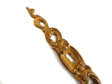 UpperDutch:Hooks and Hardware,1 (ONE) Keyhole Cover, Large Antique Ornate Stamped  Keyhole Cover, Escutcheon, Brass Keyhole frame, Furniture Applique.