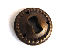 UpperDutch:Hooks and Hardware,Brass Keyhole cover, Solid brass Key Hole Frame.