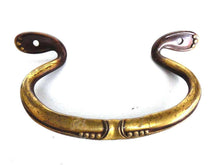 UpperDutch:Hooks and Hardware,1 (ONE) Drawer pull, Antique Brass Art Deco Cabinet Pull, Copper Door Handle, Hardware, Drawer Handle.