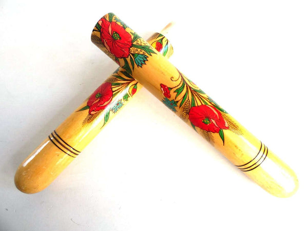 UpperDutch:Sewing Supplies,Needle Case. Vintage Floral needle case. Folk art souvenir. Sewing storage Needle Storage.