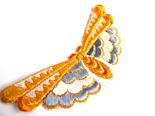 UpperDutch:Sewing Supplies,Butterfly applique, 1930s vintage embroidered applique. Vintage patch, sewing supply. antique Applique, Crazy quilt.
