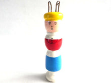 UpperDutch:Sewing Supplies,Knitting Nancy Vintage Wooden Knitting Doll  French Knitting Bobbin Doll Sewing supply.