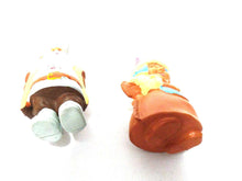 UpperDutch:Gnomes,Set of David the Gnome figurines after a design by Rien Poortvliet, Brb collectible pocket gnomes david, lisa garden gnome.