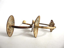 UpperDutch:Hooks and Hardware,Set of 2 French Chipped Coat Hooks Hat hooks, Rusty Chipped Wall hook, Shabby Wall hook, Chipped paint Coat hook, Hanger.