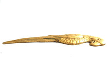 UpperDutch:Hooks and Hardware,Brass Parrot Applique Bird ornament, escutcheon, furniture applique.