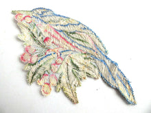 UpperDutch:Sewing Supplies,Bird Applique, 1930s Vintage Embroidered Bird  applique, application, patch. Vintage patch, sewing supply, antique applique.