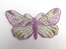 UpperDutch:Sewing Supplies,Butterfly applique, 1930s vintage embroidered applique. Vintage patch, sewing supply. Applique, Crazy quilt.