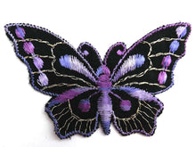 UpperDutch:Sewing Supplies,Butterfly applique, 1930s vintage embroidered applique. Vintage patch, sewing supply. Applique, Crazy quilt.