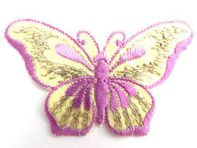 UpperDutch:Sewing Supplies,Butterfly applique, 1930s vintage embroidered applique. Vintage patch, sewing supply. Applique, Crazy quilt.